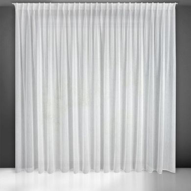 Eurofirany, firana gotowa, Belissa, na taśmie, 400-300 cm, biały
