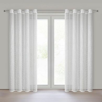 Eurofirany, firana gotowa, Elira, 140-250 cm, biały