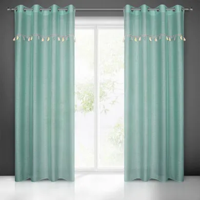 Eurofirany, firana gotowa, kids, 140-250 cm, miętowy