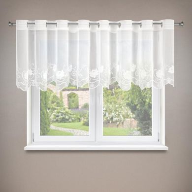 Eurofirany, firana gotowa, Leti, 350-70 cm, biały