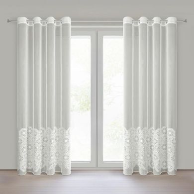 Eurofirany, firana gotowa, Liza, 140-250 cm, naturalny