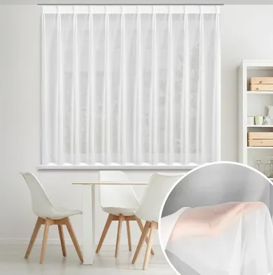 Eurofirany, firana gotowa Lucy, 400-170 cm, biały