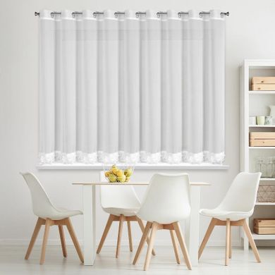 Eurofirany, firana gotowa, Luisa, 160-400 cm, biały