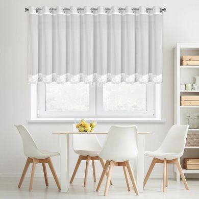 Eurofirany, firana gotowa, Luisa, 80-400 cm, biały