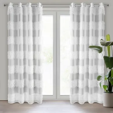 Eurofirany, firana gotowa, Margaret, biały