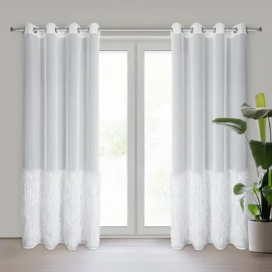 Eurofirany, firana gotowa Margaret2, 140-250 cm, biały