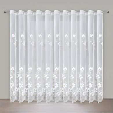 Eurofirany, firana gotowa, Sandi, 350-250 cm, biały