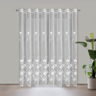 Eurofirany, firana gotowa, Sandi, 350-250 cm, biały