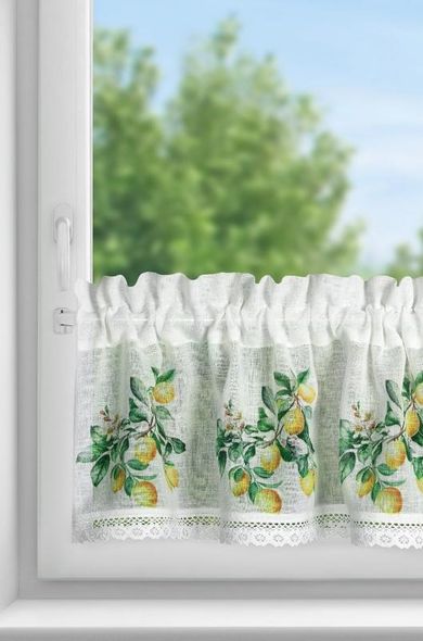 Eurofirany, firana zaciemniająca gotowa, Cloe, na taśmie, 150-30 cm, biały