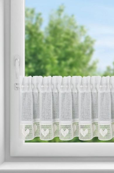 Eurofirany, firana zaciemniająca gotowana taśmie, Gaja, 150-30 cm, kremowy