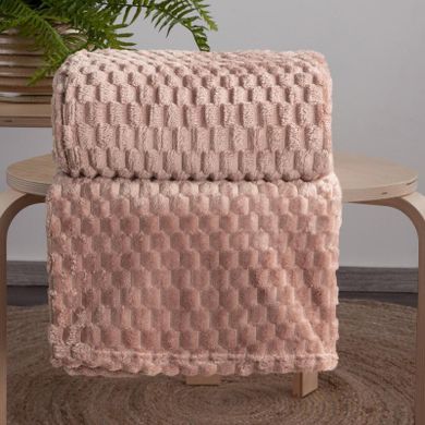 Eurofirany, koc d91 cindy6, 150-200 cm, beżowy