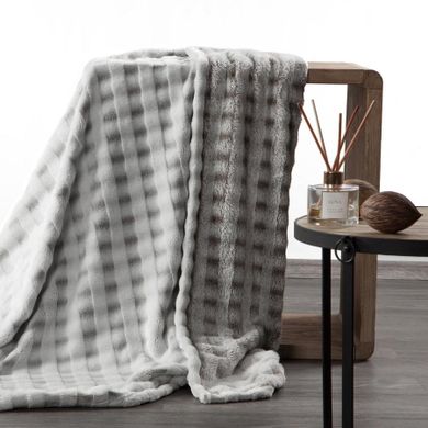 Eurofirany, koc d91, kostka, 150-200 cm, beżowy