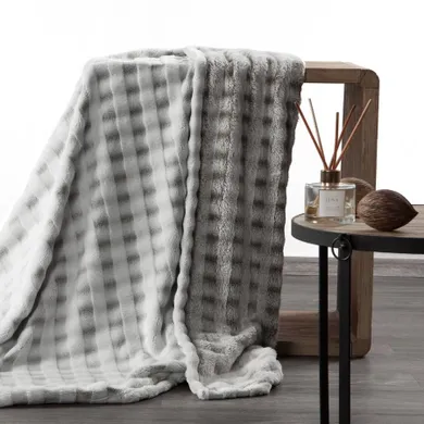 Eurofirany, koc d91, kostka, 70-160 cm, beżowy