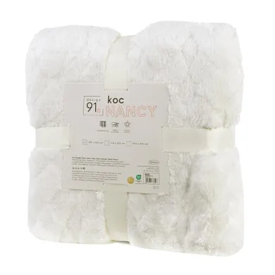 Eurofirany, koc d91, Nancy, 70-160 cm, kremowy