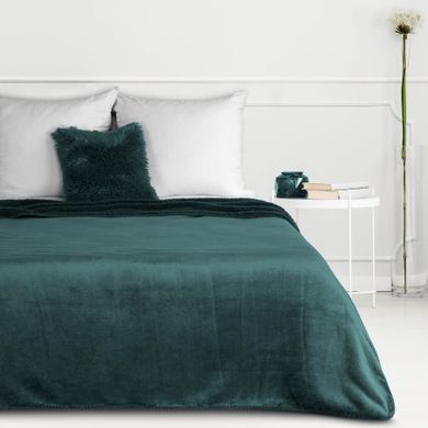 Eurofirany, koc, Tedy, 150-200 cm, ciemnozielony