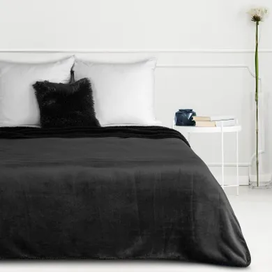 Eurofirany, koc Tedy, czarny, 70-160 cm