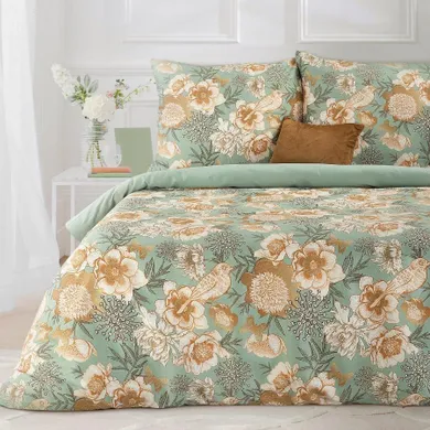 Eurofirany, komplet pościeli, Home, 160-200 cm, miętowy