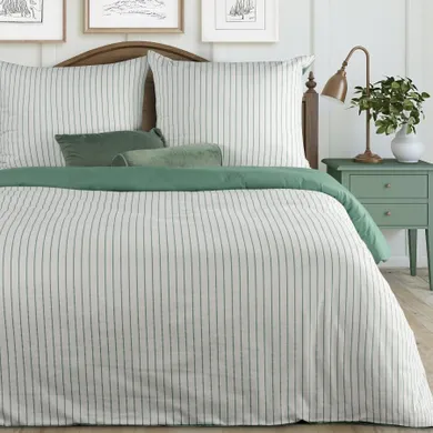 Eurofirany, komplet pościeli satynowej, Raya, 160-200 cm, biały