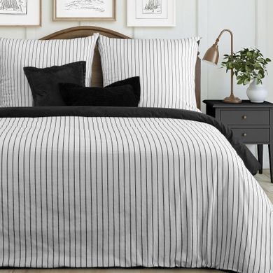 Eurofirany, komplet pościeli satynowej, Raya, 220-200 cm, biały