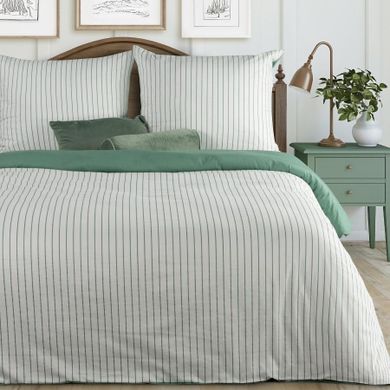 Eurofirany, komplet pościeli satynowej, Raya, 220-200 cm, biały