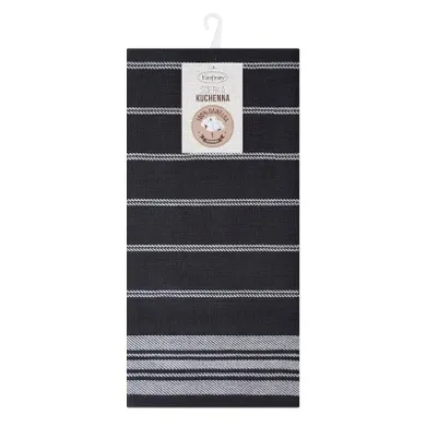 Eurofirany, komplet ręczników kuchennych, Rubi, 50-70 cm, stalowy
