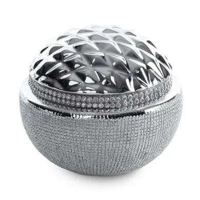 Eurofirany, kula dekoracyjna, Solen, 110-10-10 cm, srebrny