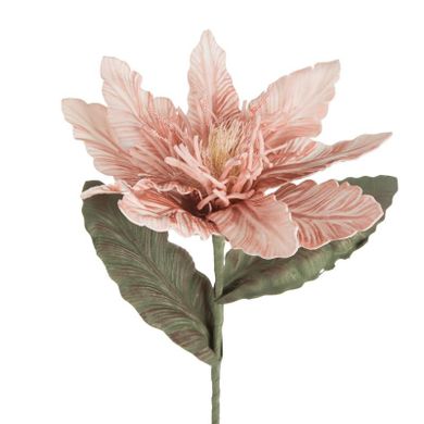 Eurofirany, kwiat Flore, 64 cm, różowy