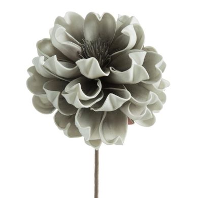 Eurofirany, kwiat flore, 65 cm, srebrny