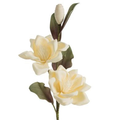 Eurofirany, kwiat flore, 68 cm, kremowy