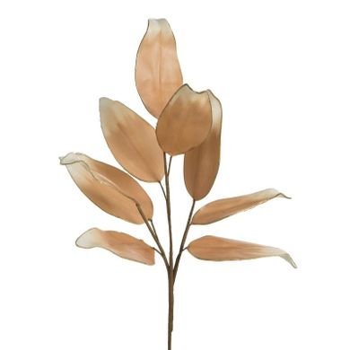 Eurofirany, kwiat Flore, 74 cm, jasnobrązowy