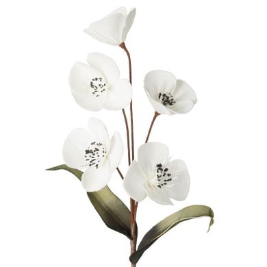 Eurofirany, kwiat Flore, biały