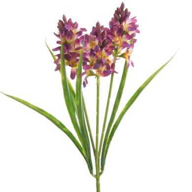 Eurofirany, kwiat Natu 32 cm, bordowy