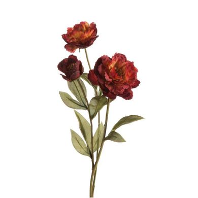 Eurofirany, kwiat Natu, 52 cm, bordowy