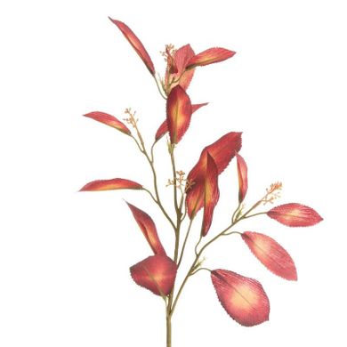 Eurofirany, kwiat Natu, 69 cm, bordowy