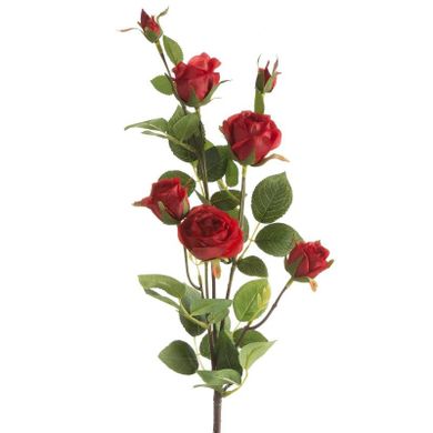 Eurofirany, kwiat Natu, 75 cm, czerwony