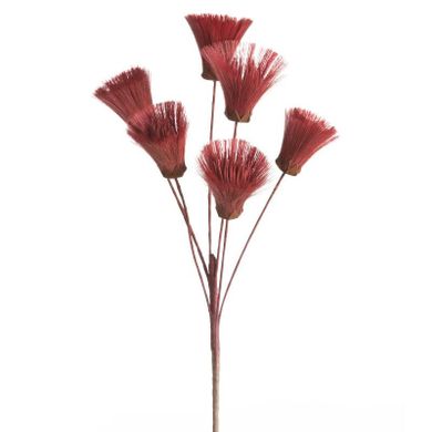 Eurofirany, kwiat Natu, 77 cm, bordowy