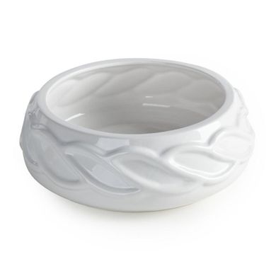 Eurofirany, misa dekoracyjn, Lisa, 24-24-8 cm, biały