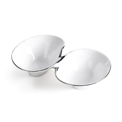 Eurofirany, misa dekoracyjna, Elene, 22-13-6 cm, biały