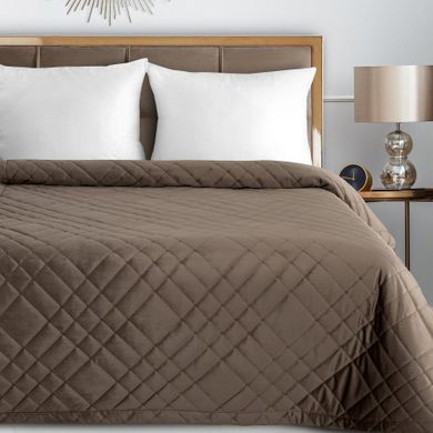 Eurofirany, narzuta Ria6, 170-210 cm, brązowy