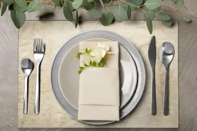 Eurofirany, obrus, Alina, 30-40 cm, beżowy