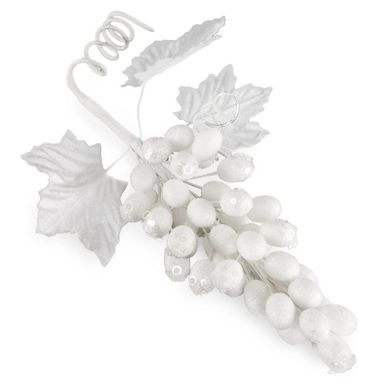 Eurofirany, ozdoba świąteczna, 35-12 cm, biały