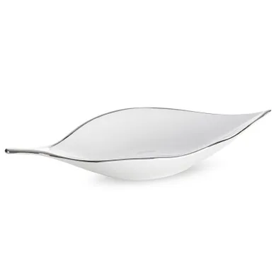 Eurofirany, patera dekoracyjna Abbi, 18-40-7 cm, biały