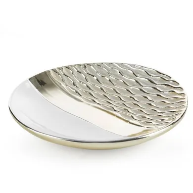 Eurofirany, patera dekoracyjna, Doly, 29-4 cm, biały