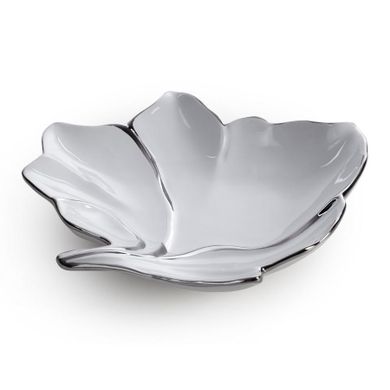 Eurofirany, patera dekoracyjna, Neris, 25-24-5 cm, biały