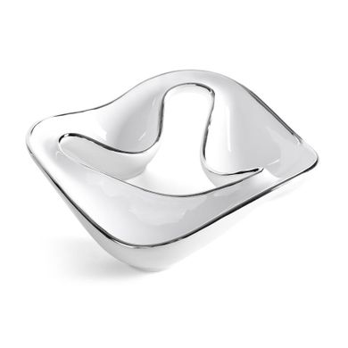 Eurofirany, patera dekoracyjna, Rob, 23-23-6 cm, biały