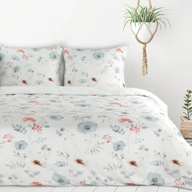 Eurofirany, pościel d91, Ines, 220-200 cm, biały