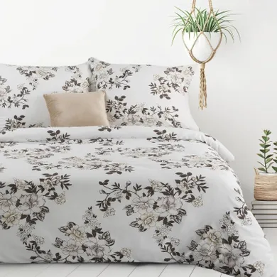 Eurofirany, pościel d91, Inga, 140-200 cm, biały