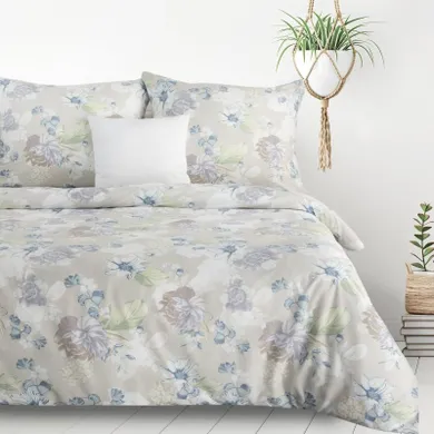 Eurofirany, pościel d91, Julia, 220-200 cm, popielaty