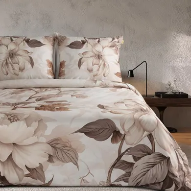 Eurofirany, pościel, Dakota, 160-200 cm, ciemnobeżowy