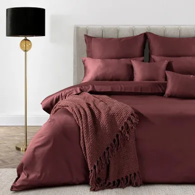 Eurofirany, pościel elegant, 160-200 cm, bordowy